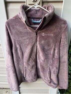 Free Country Plush Full-Zip Jacket in Mauve Rose